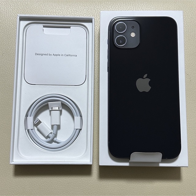 【新品未使用】iPhone 12 64GB 本体 黒 ブラック
