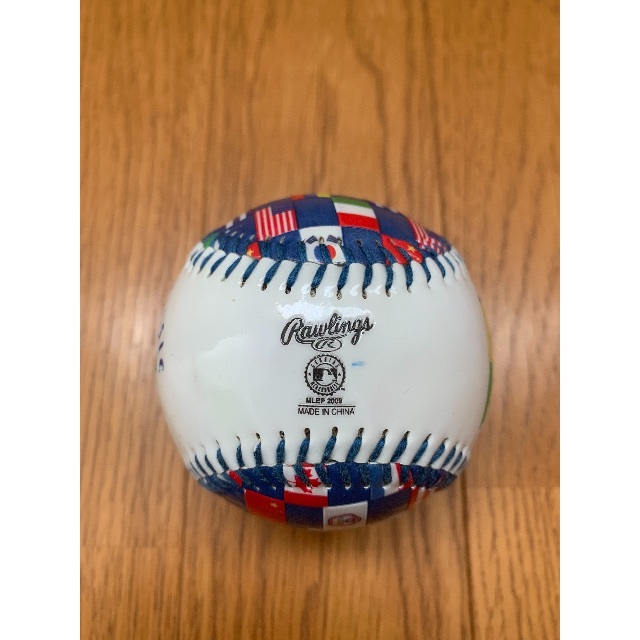 Rawlings(ローリングス)の2009年　WBC 記念ボール　出場国旗デザイン スポーツ/アウトドアの野球(記念品/関連グッズ)の商品写真