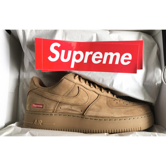 NIKE(ナイキ)の27cm Supreme NIKE AIR Force 1 Wheat Flax メンズの靴/シューズ(スニーカー)の商品写真