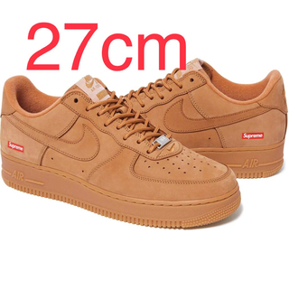 ナイキ(NIKE)の27cm Supreme NIKE AIR Force 1 Wheat Flax(スニーカー)