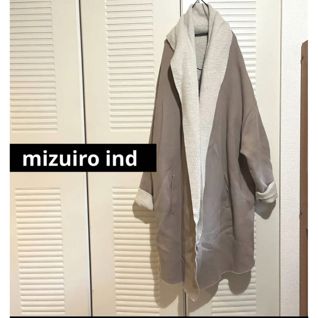 mizuiro ind(ミズイロインド)のmizuiroind アウター　カーディガン　羽織り レディースのジャケット/アウター(その他)の商品写真