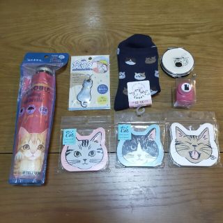 フェリシモ(FELISSIMO)の222の日　猫部フェリシモ傘他　新品未開封品　猫詰め合わせ(傘)