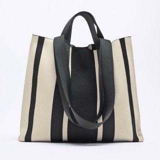 ザラ(ZARA)のZARA ファブリックトートバッグ(トートバッグ)