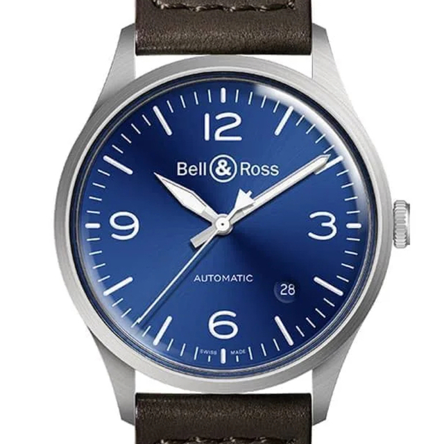 Bell&Ross ベル&ロス BRV192-BLU-ST/SCA ブルー