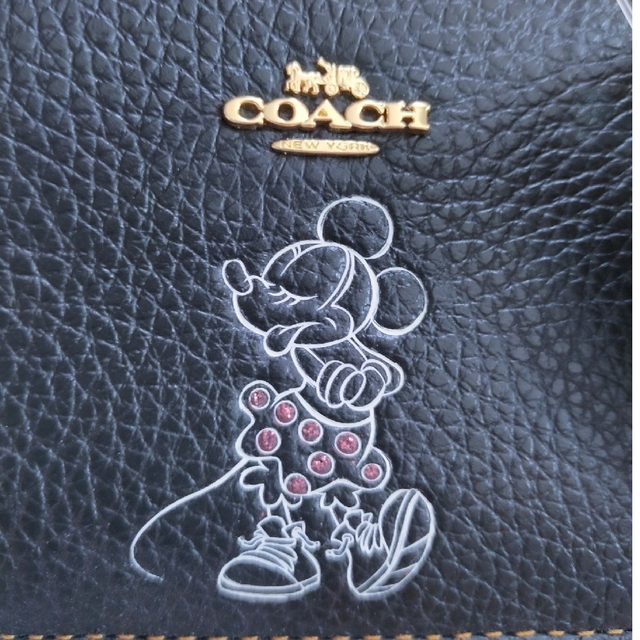 COACH(コーチ)のCOACHコーチ＆Disneyコラボ☆ミニーマウス☆キーリング付コインケース レディースのファッション小物(キーケース)の商品写真