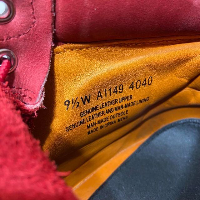 Timberland 28.0cmティンバーランド レッド ブーツ