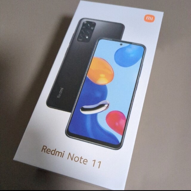 Xiaomi Redmi Note 11 グラファイトグレースマートフォン本体