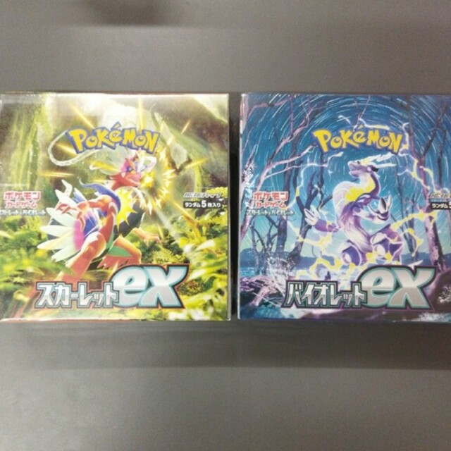 ポケモンカード　スカーレットex＆バイオレットex BOX 未開封シュリンク付き