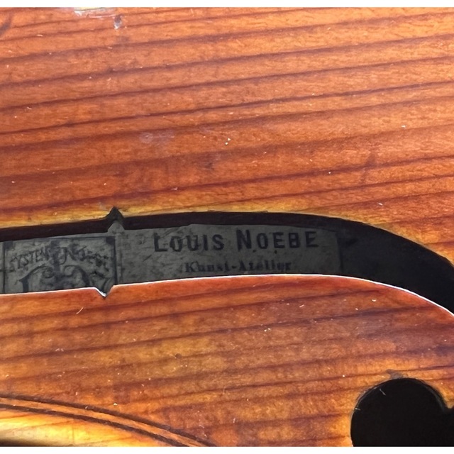 Louis Noebeのヴァイオリンと杉藤の弓のセット 楽器の弦楽器(ヴァイオリン)の商品写真