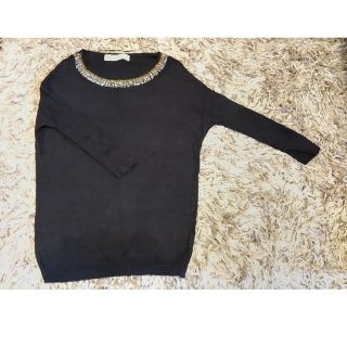 ザラ(ZARA)のZARAKNIT　ニットワンピース(ミニワンピース)