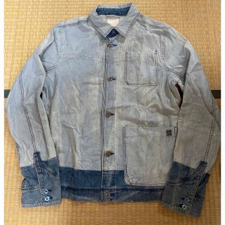 ディーゼル(DIESEL)のDIESEL denim jacket  加工デニム　ジャケット　ペイント(Gジャン/デニムジャケット)