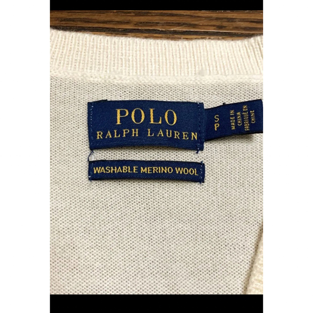 Ralph Lauren(ラルフローレン)の【縮み防止加工素材】 ラルフローレン Vネック ニット セーター NO961 レディースのトップス(ニット/セーター)の商品写真