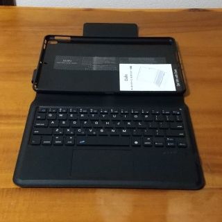 Ewin iPad キーボードケース タッチパッド付き 一体式Bluetoot(iPadケース)