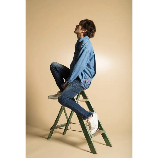 glamb - Nissy×glamb デニムシャツ 24サイズ【新品・未開封 glamb - Nissy×glamb デニムシャツ 24サイズ【新品・未開封