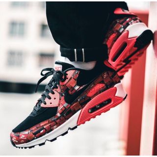 ナイキ(NIKE)のNIKE AIRMAX90 PRNT “We love Nike” atmos (スニーカー)