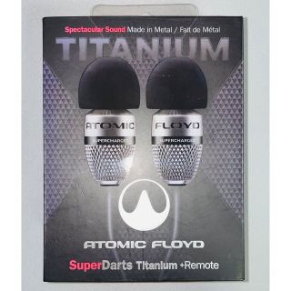 アトミック(ATOMIC)のATOMIC FLOYD SuperDarts Titanium +Remote(ヘッドフォン/イヤフォン)