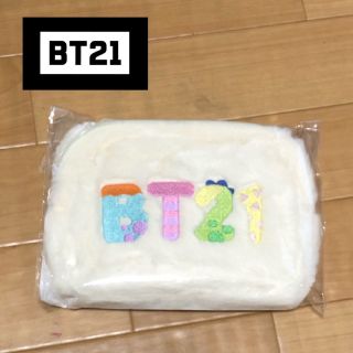 ビーティーイシビル(BT21)のファミリーマート限定◆bt21もこもこポーチ TATA COOKY CHIMMY(K-POP/アジア)