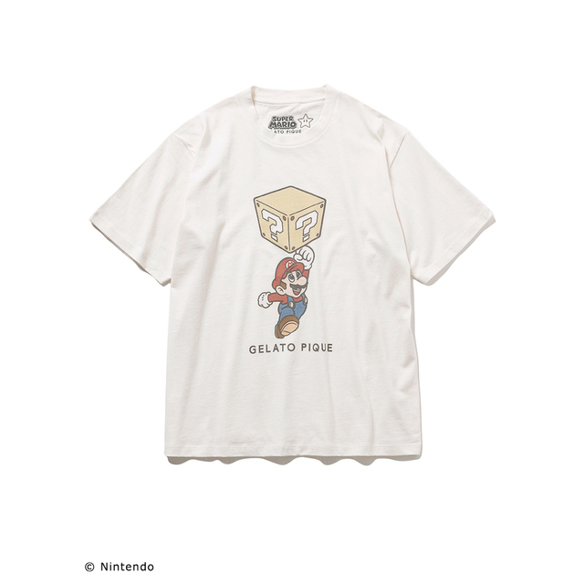 gelato pique(ジェラートピケ)の新品 ジェラートピケ＆マリオ コラボ  スーパーマリオ ユニセックス  Ｔシャツ レディースのトップス(Tシャツ(半袖/袖なし))の商品写真