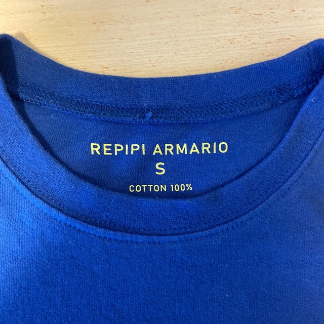 repipi armario(レピピアルマリオ)の専用　ロゴT ブルー キッズ/ベビー/マタニティのキッズ服女の子用(90cm~)(Tシャツ/カットソー)の商品写真