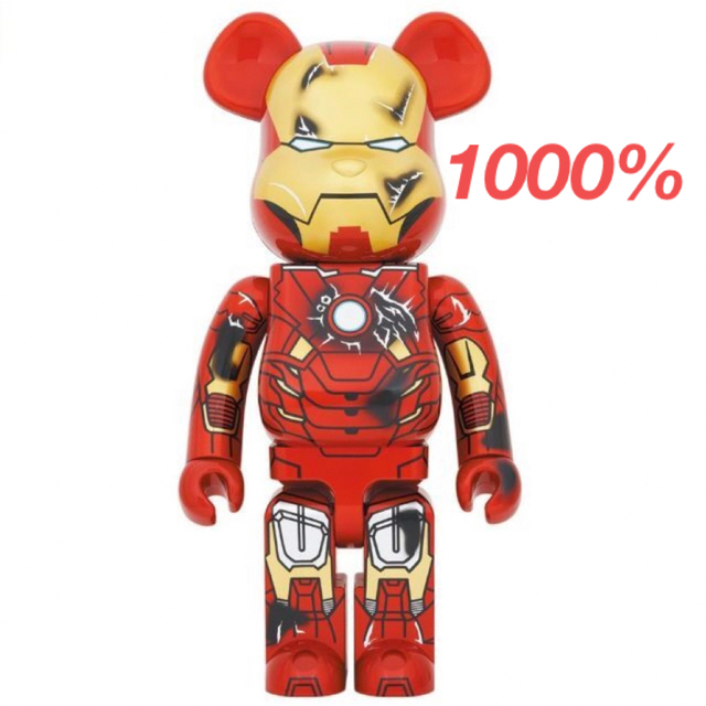安い割引 MAN IRON BE@RBRICK - TOY MEDICOM MARK 1000% DAMAGE VII