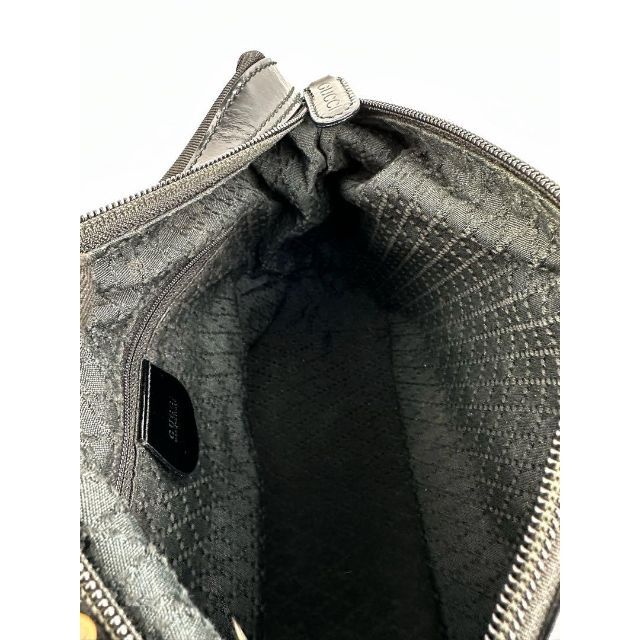 Gucci(グッチ)のグッチ　バンブー ワンショルダー トートバッグ ナイロン レザー ブラック 黒 レディースのバッグ(トートバッグ)の商品写真