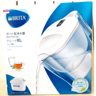BRITA ブリタ　浄水ポット アルーナ XL ホワイト　新品未開封(浄水機)