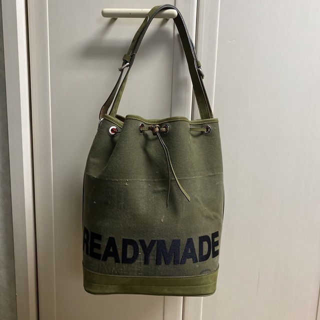 READYMADE(レディメイド)のREADEY MADE drawstring bag レディメイド メンズのバッグ(トートバッグ)の商品写真