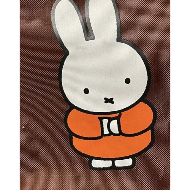 miffy(ミッフィー)の中古　新品？　ブラウン　茶色　ミッフィーちゃん　エコバッグ　トートバッグ　可愛い レディースのバッグ(トートバッグ)の商品写真