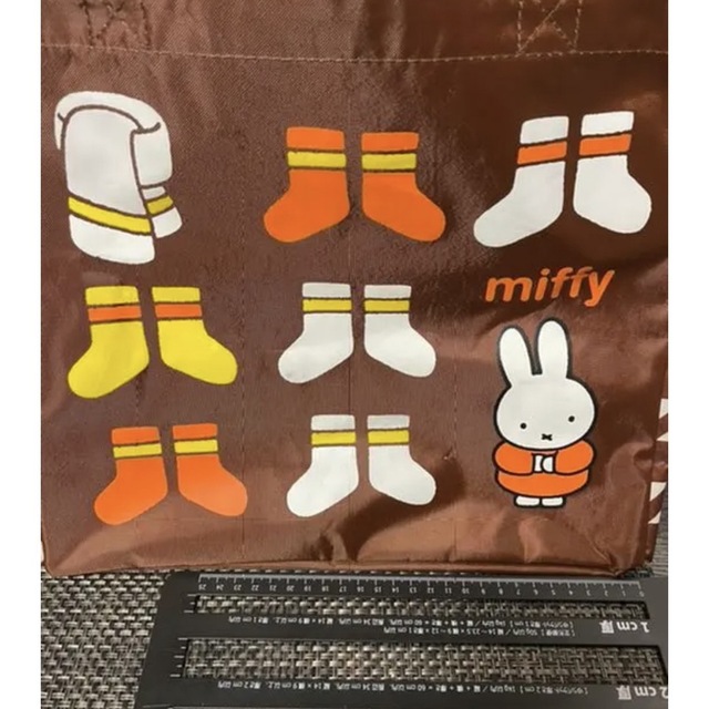 miffy(ミッフィー)の中古　新品？　ブラウン　茶色　ミッフィーちゃん　エコバッグ　トートバッグ　可愛い レディースのバッグ(トートバッグ)の商品写真