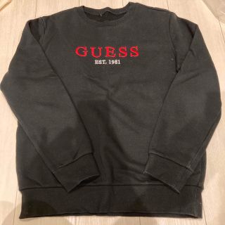 ゲス(GUESS)のトレーナー　黒　guess(スウェット)