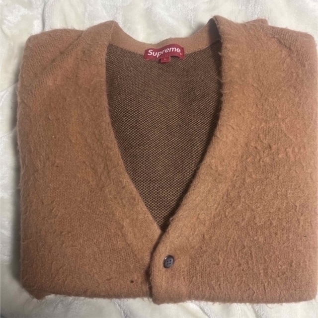 Supreme Brushed Checkerboard Cardigan L Supreme Brushed Checkerboard Cardigan L