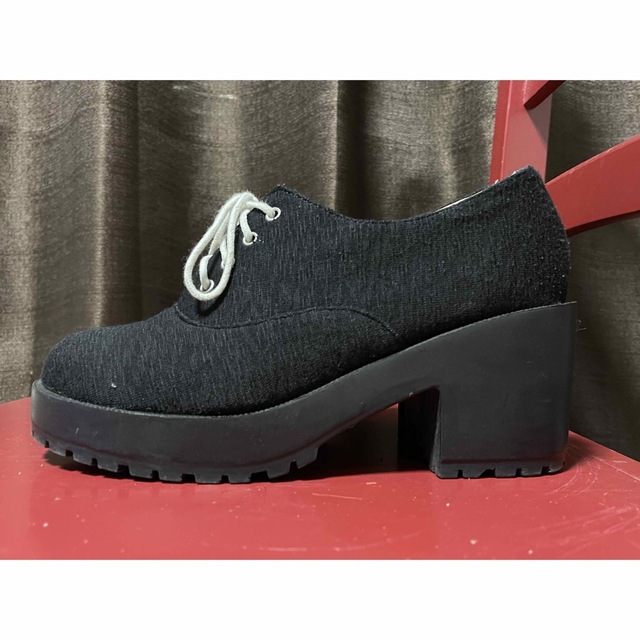 CAVOUR カヴール レディース ヒール LL ブラック レディースの靴/シューズ(スニーカー)の商品写真