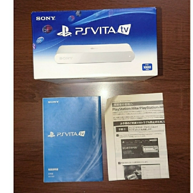 PlayStation Vita(プレイステーションヴィータ)のPlayStationVitaTV 本体  VTE-1000 AB01 エンタメ/ホビーのゲームソフト/ゲーム機本体(携帯用ゲーム機本体)の商品写真