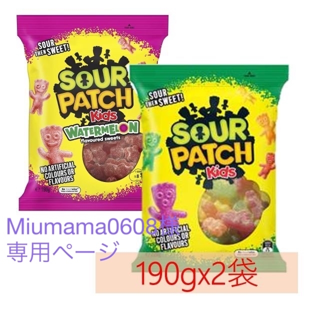 Miumama0608様専用ページ　sour patch チュッパチャプス 食品/飲料/酒の食品(菓子/デザート)の商品写真