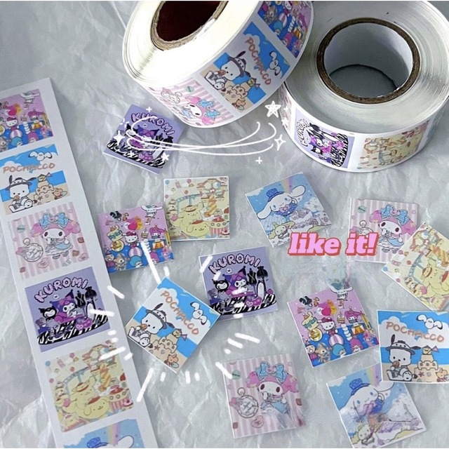 お買い得安い】 防水シール♡ポイントシール♡ギフトシール☆サンリオ