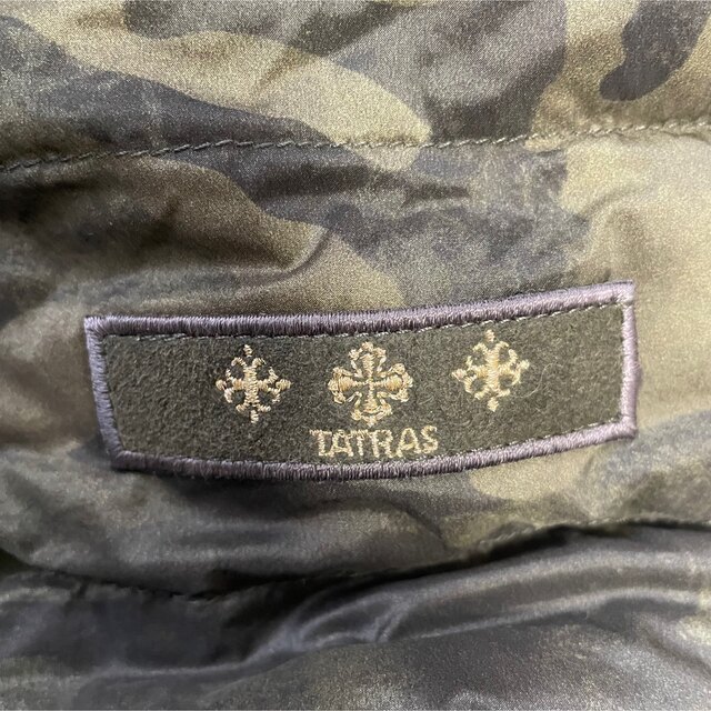 TATRAS タトラスリバーシブル 迷彩 ダウンコート カモフラ柄　サイズ3ジャケット/アウター