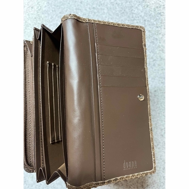 #パイソン本革長財布 レディースのバッグ(その他)の商品写真