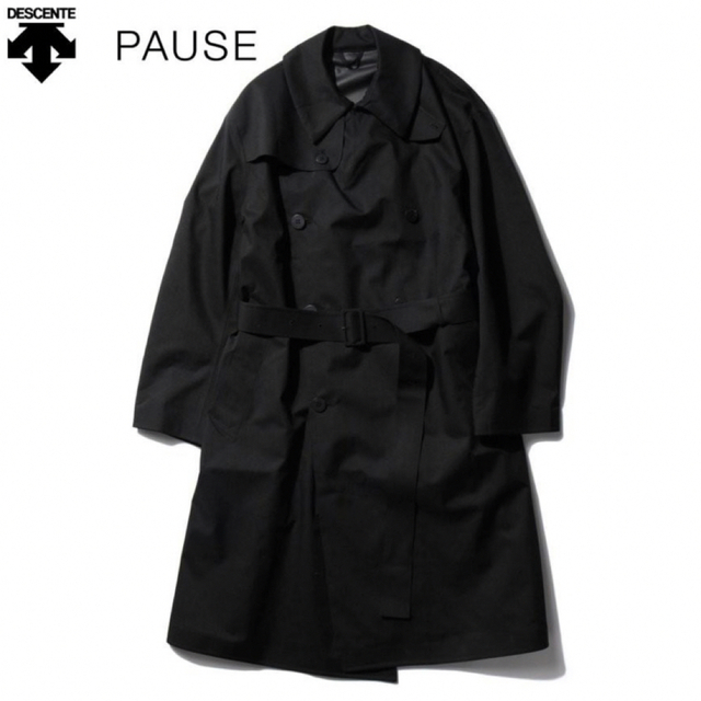 DESCENTE PAUSE(デサントポーズ)のデサントポーズ トレンチコート DESCENTE PAUSE Mサイズ メンズのジャケット/アウター(ステンカラーコート)の商品写真