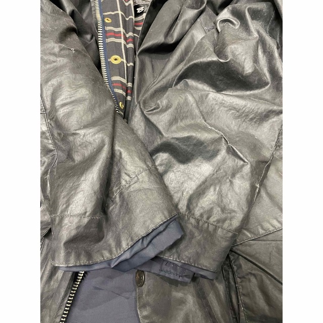 Barbour(バーブァー)のBarbour BORDER（バブアー　ボーダー）ネイビー C38/97㎝ メンズのジャケット/アウター(ステンカラーコート)の商品写真