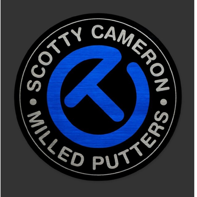 Scotty Cameron(スコッティキャメロン)の送料無料 スコッティキャメロン ステッカー ラージ サークルT ブルー/シルバー スポーツ/アウトドアのゴルフ(その他)の商品写真