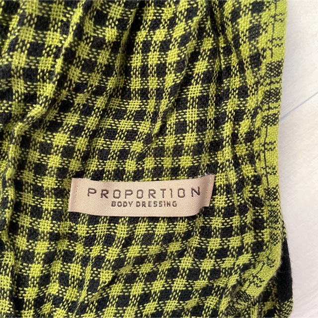 PROPORTION BODY DRESSING(プロポーションボディドレッシング)のボディドレッシング　チェックストール レディースのファッション小物(ストール/パシュミナ)の商品写真