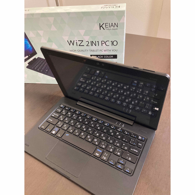 WiZ 2in1タブレットPC KIC104-BK