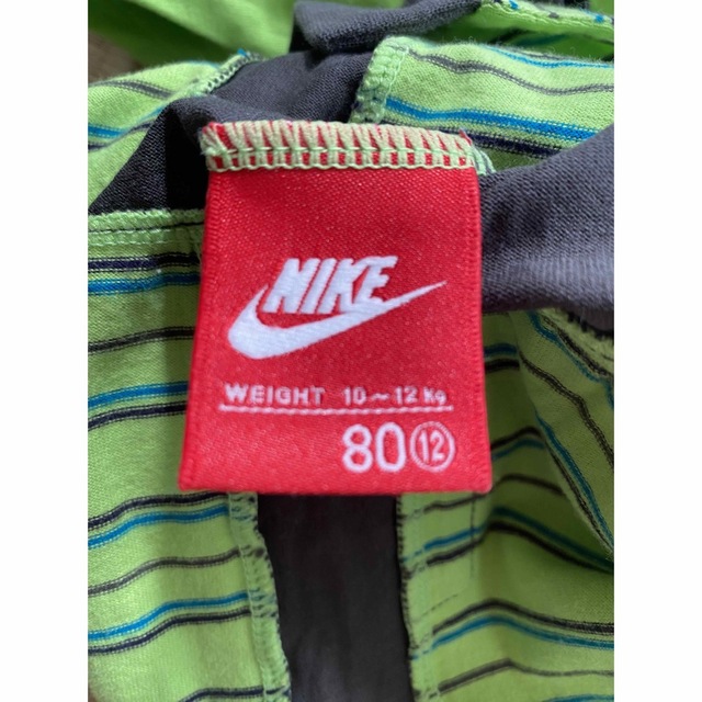 NIKE(ナイキ)のNIKE ロンパース　80センチ キッズ/ベビー/マタニティのベビー服(~85cm)(カバーオール)の商品写真