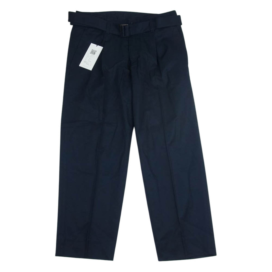 クオン KUON 112PT051301 BELTED PANTS ベルテッド テーパード パンツ
