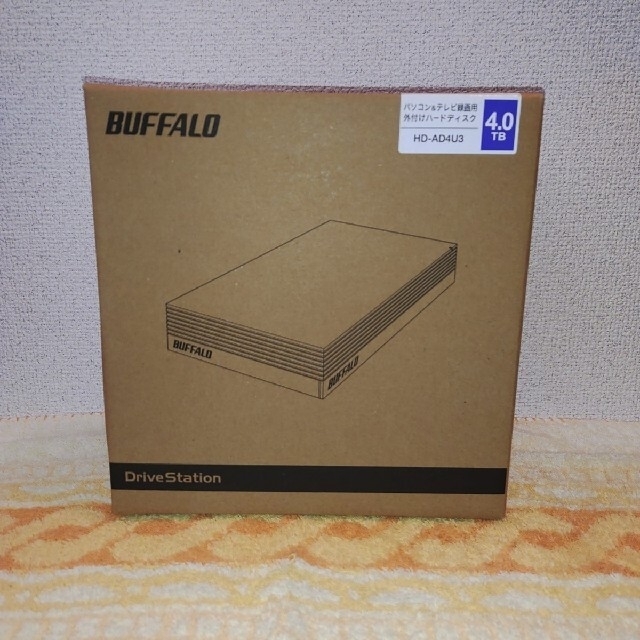 Buffalo(バッファロー)の【かおり様専用】BUFFALO 4TB HD-AD4U3 2台 スマホ/家電/カメラのテレビ/映像機器(その他)の商品写真