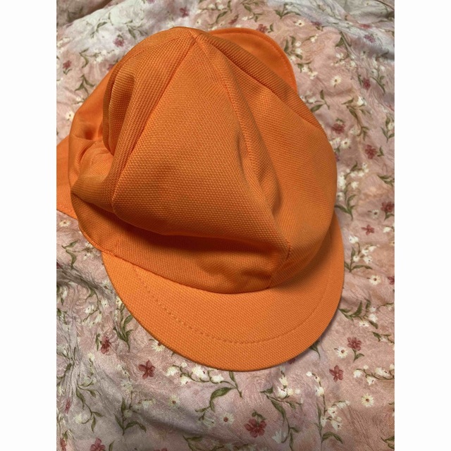 カラー帽　オレンジ キッズ/ベビー/マタニティのこども用ファッション小物(帽子)の商品写真