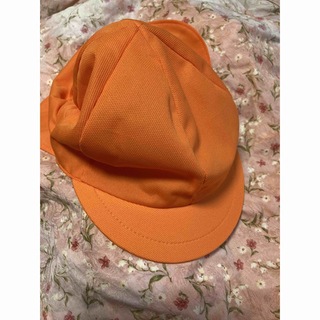カラー帽　オレンジ(帽子)