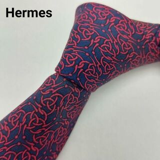 エルメス(Hermes)のHermes/エルメス/ネクタイ/ネイビーネクタイ(ネクタイ)