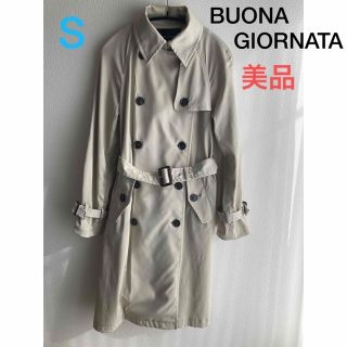 ボナジョルナータ(BUONA GIORNATA)の【美品】BUONA GIORNATA トレンチコート ベージュ レディース S(トレンチコート)