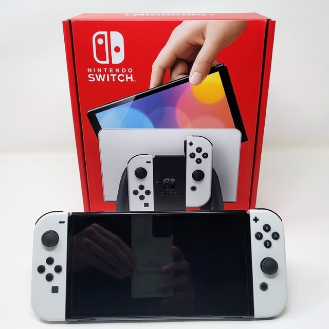 Nintendo Switch 有機ELモデル ホワイト 液晶保護フィルム 超熱 16660円引き
